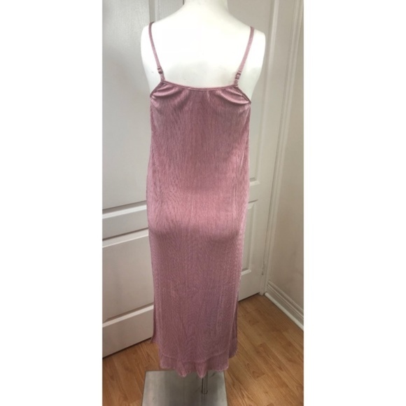 Sugarlips Pink Giselle Pleated Maxi Dress - Picture 4 of 5